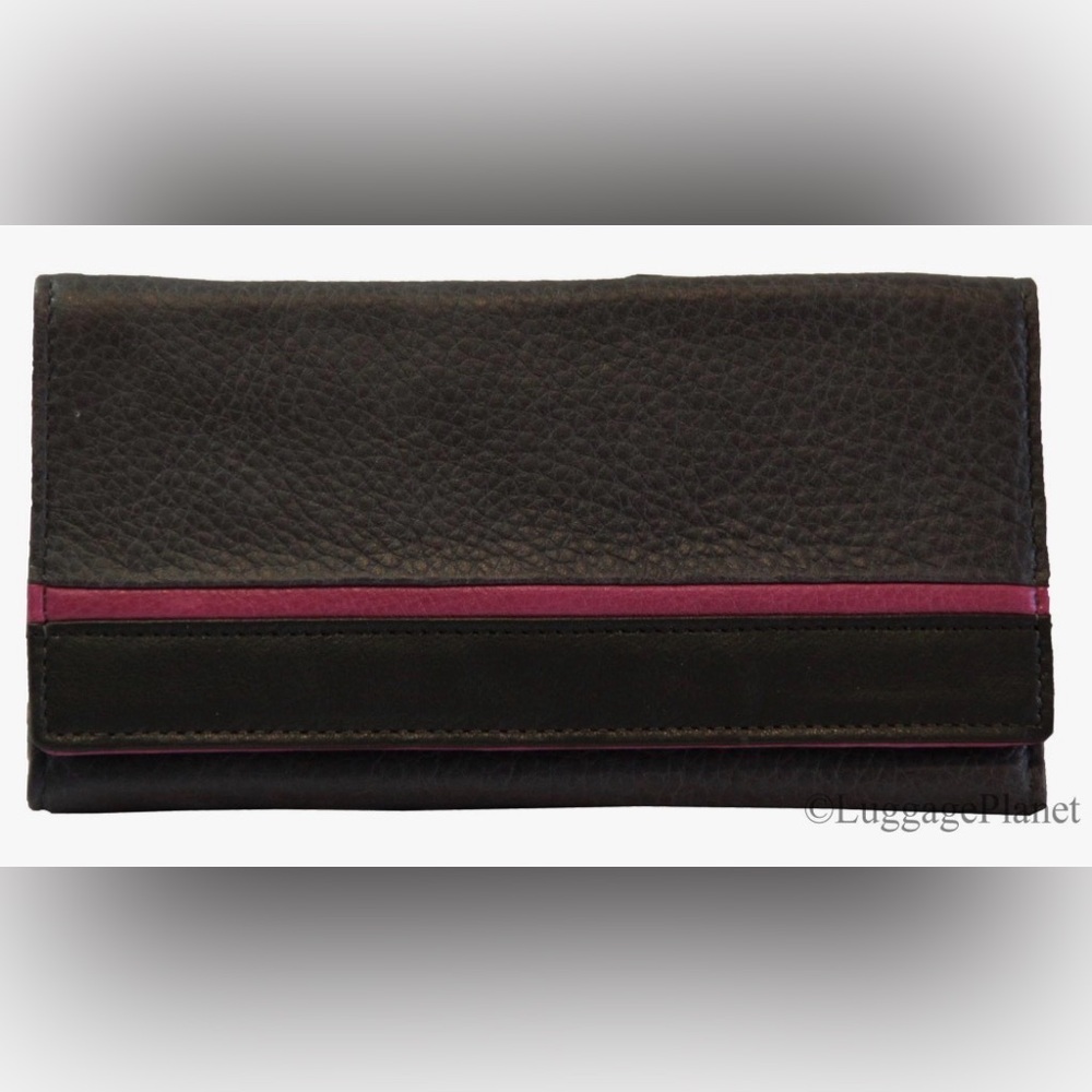 Osgoode Marley RFID Women's Wallet in Purple and Black